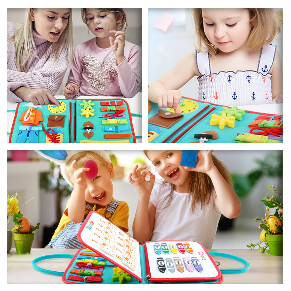 Østaiko™ BusyBoard | Het ultieme Montessori-speelgoed voor eindeloos plezier!