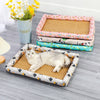 Cat mat with rattan material