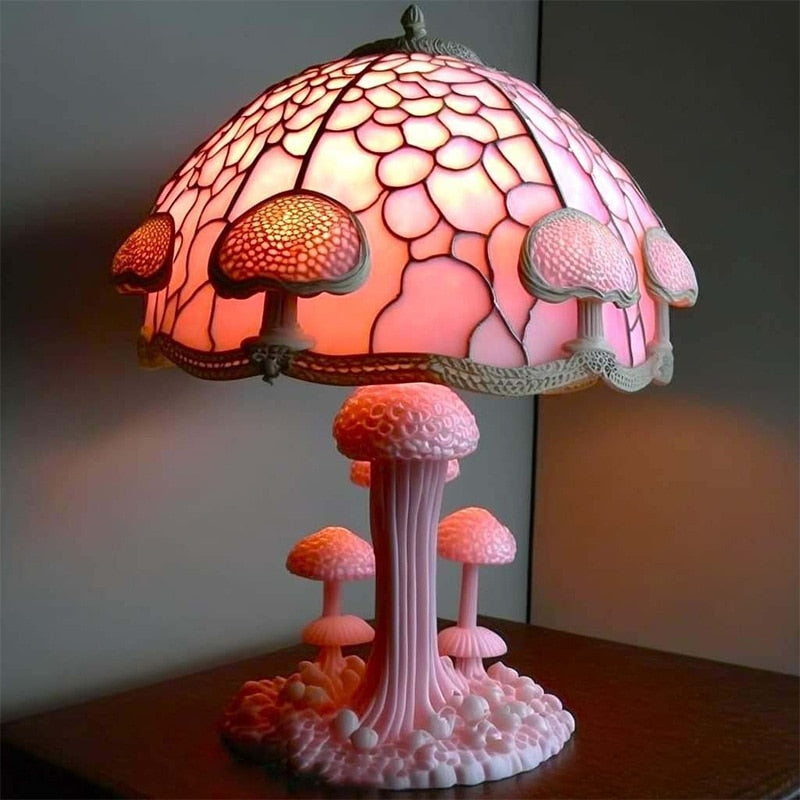 TreeGlow™ - Prachtige en rustgevende lamp van glas in lood